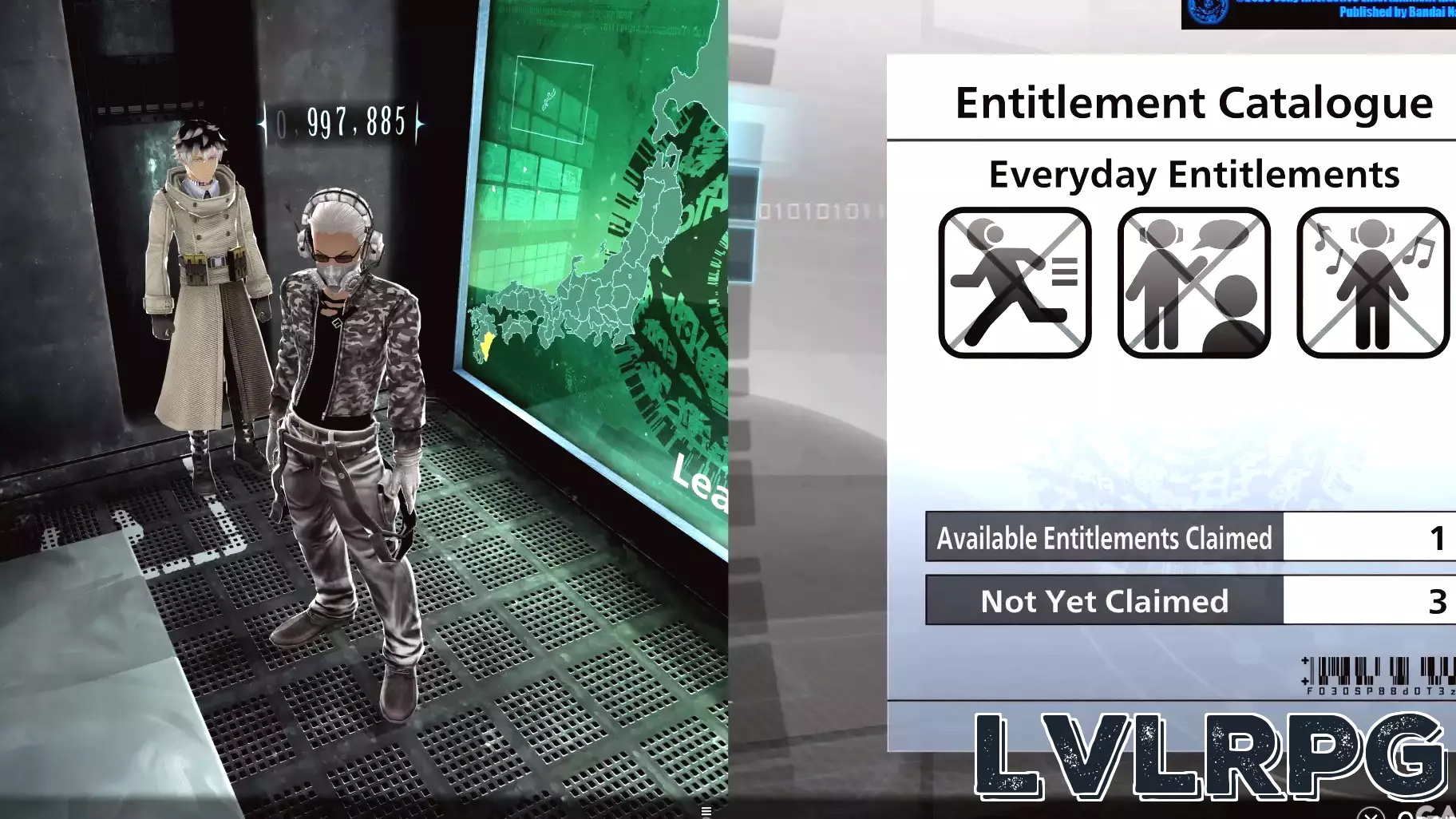 Unlocking Entitlements in Freedom Wars Remastered